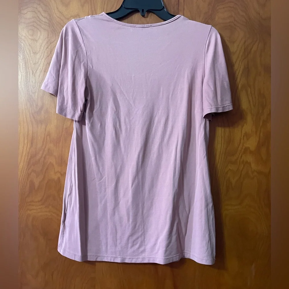 Mauve/pink maternity top - Picture 2 of 3